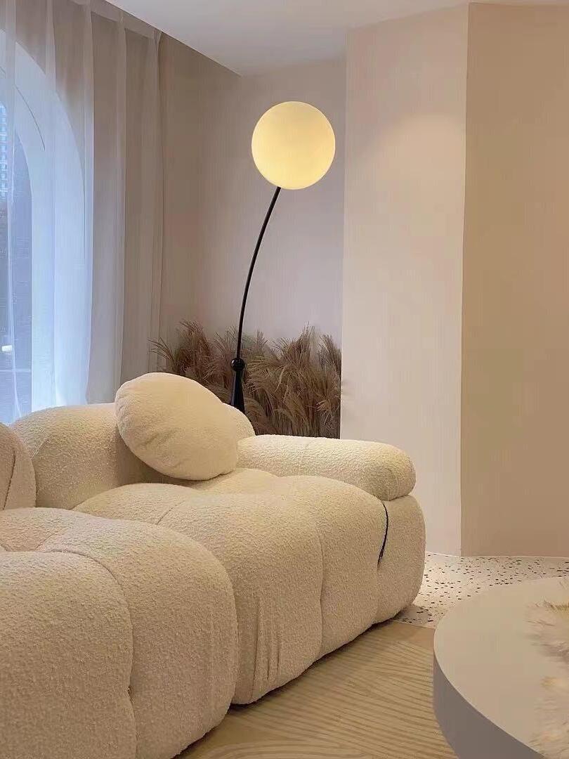 Opal Arc Floor Lamp - Cueteks