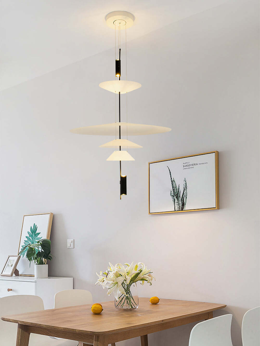 Stylish Metal Flamingo Chandelier for Living Room - Cueteks