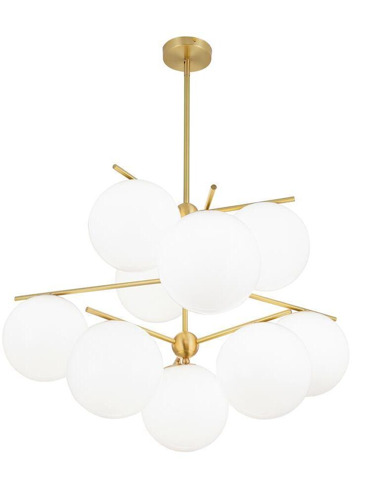 Sphere & Stem Chandelier - Cueteks
