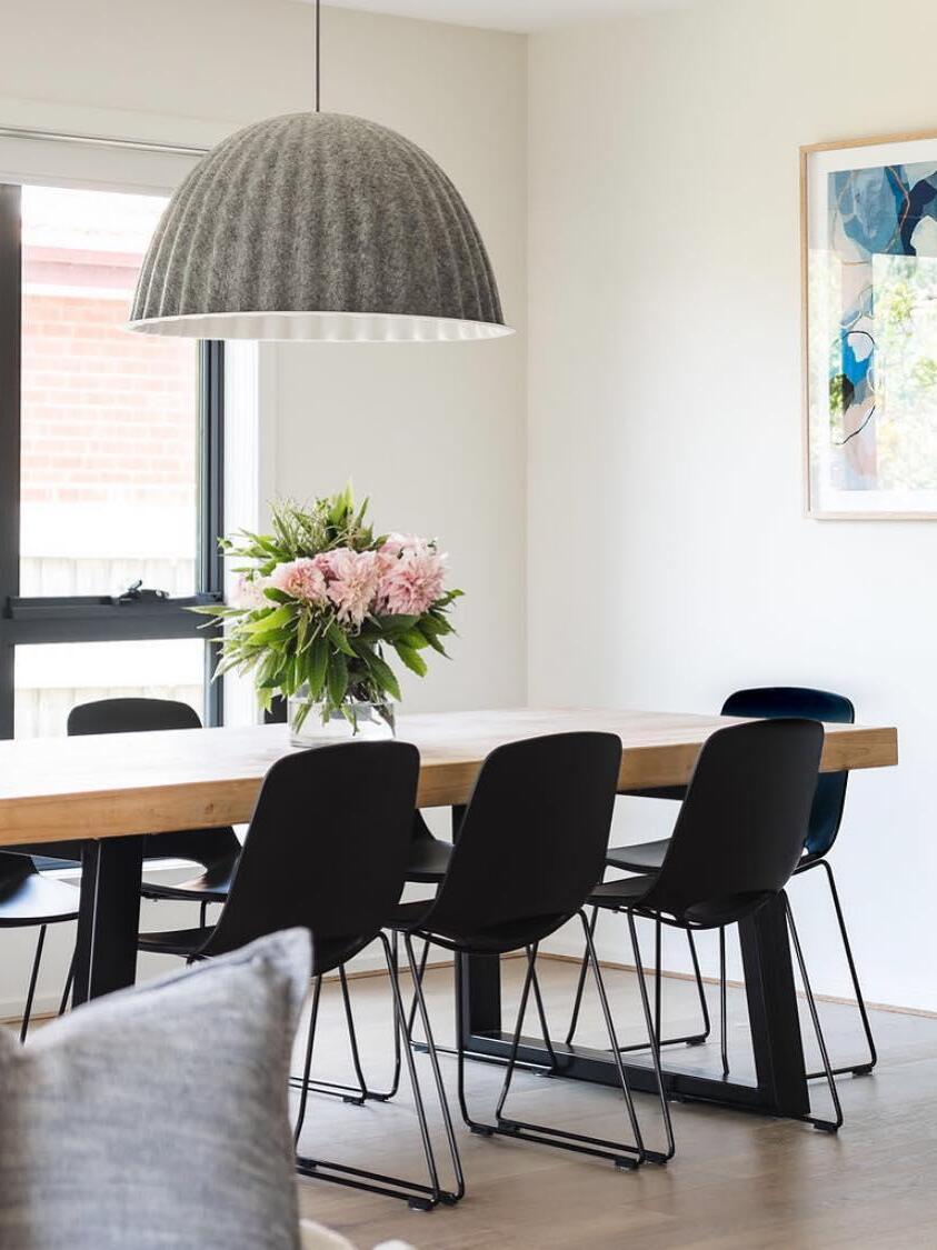Modern Under The Bell Ribbed Pendant Lamp - Cueteks
