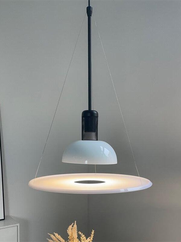 Whimsical Frisbi Flying Saucer Pendant Light - Cueteks