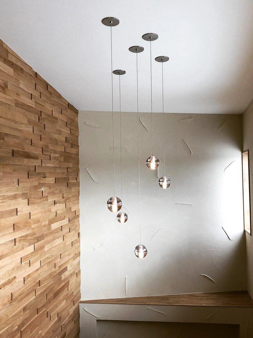 Round K9 Crystal Pendant Lamp - Cueteks