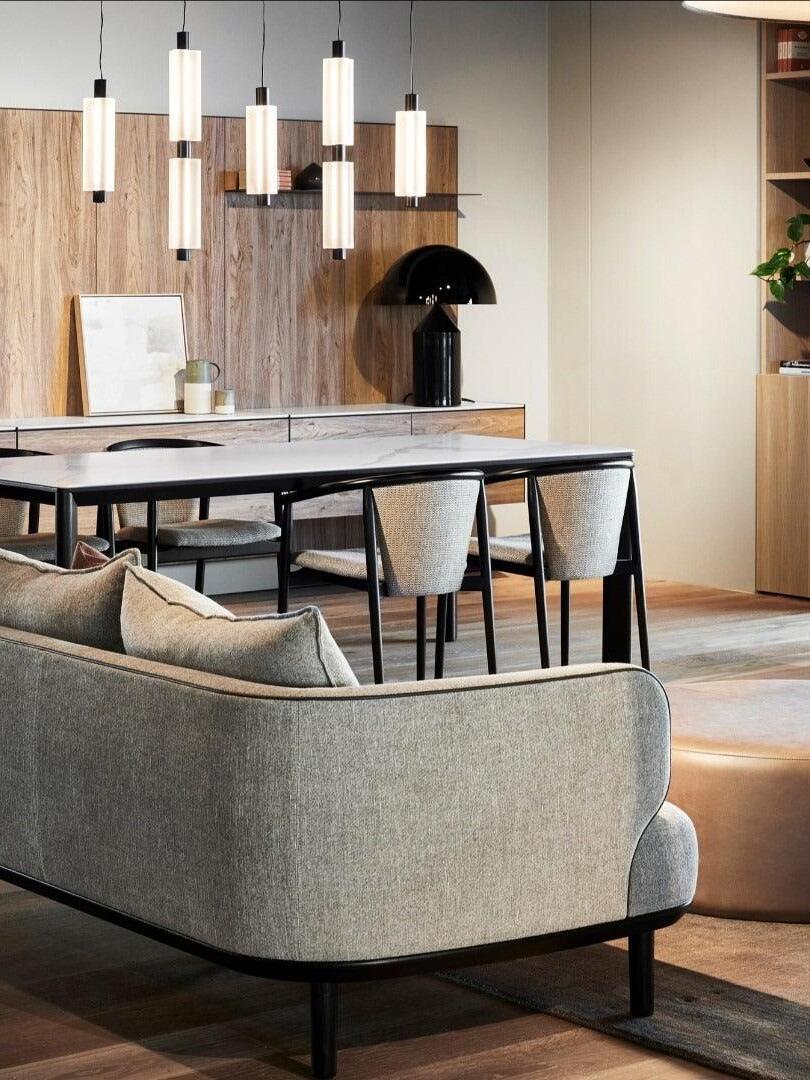 Modern Metal Metropol Linear Pendant Lamp - Cueteks