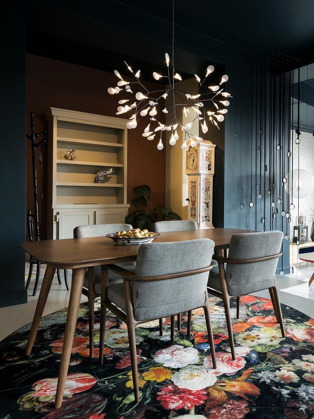 Black Heracleum Chandelier - Cueteks