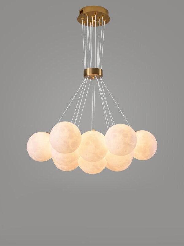 White Lunar cluster for the 60 cm option
