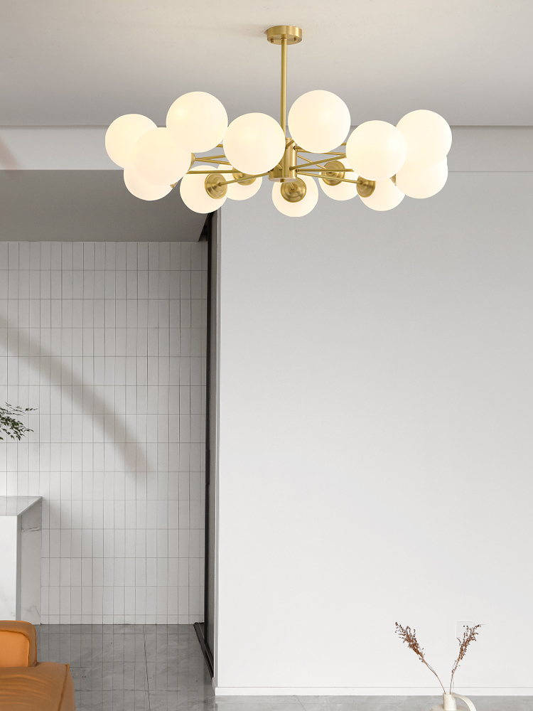 Nordic Karrington Glass Ball Chandeliers - Cueteks