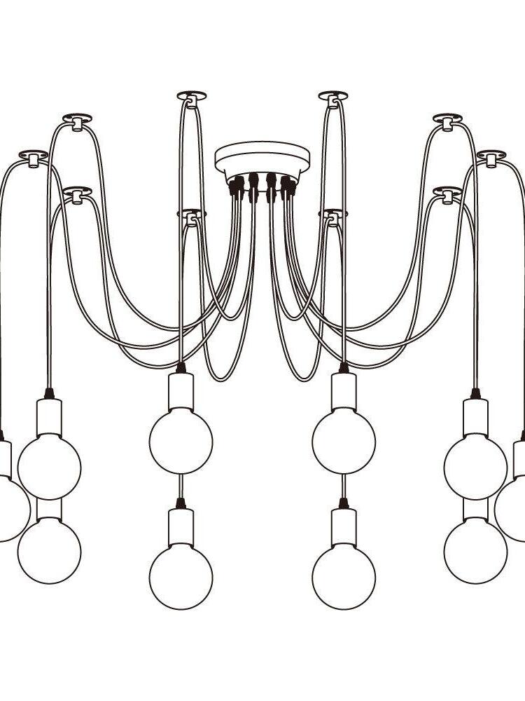 Spider Ceiling Chandelier - Cueteks