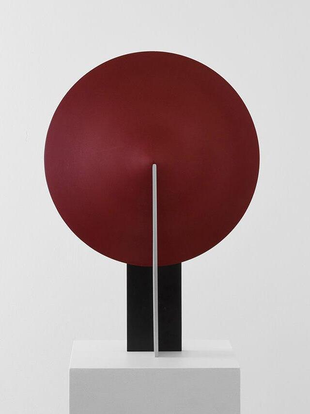 Futuristic Orbe Geometric Metal Table Lamp - Cueteks