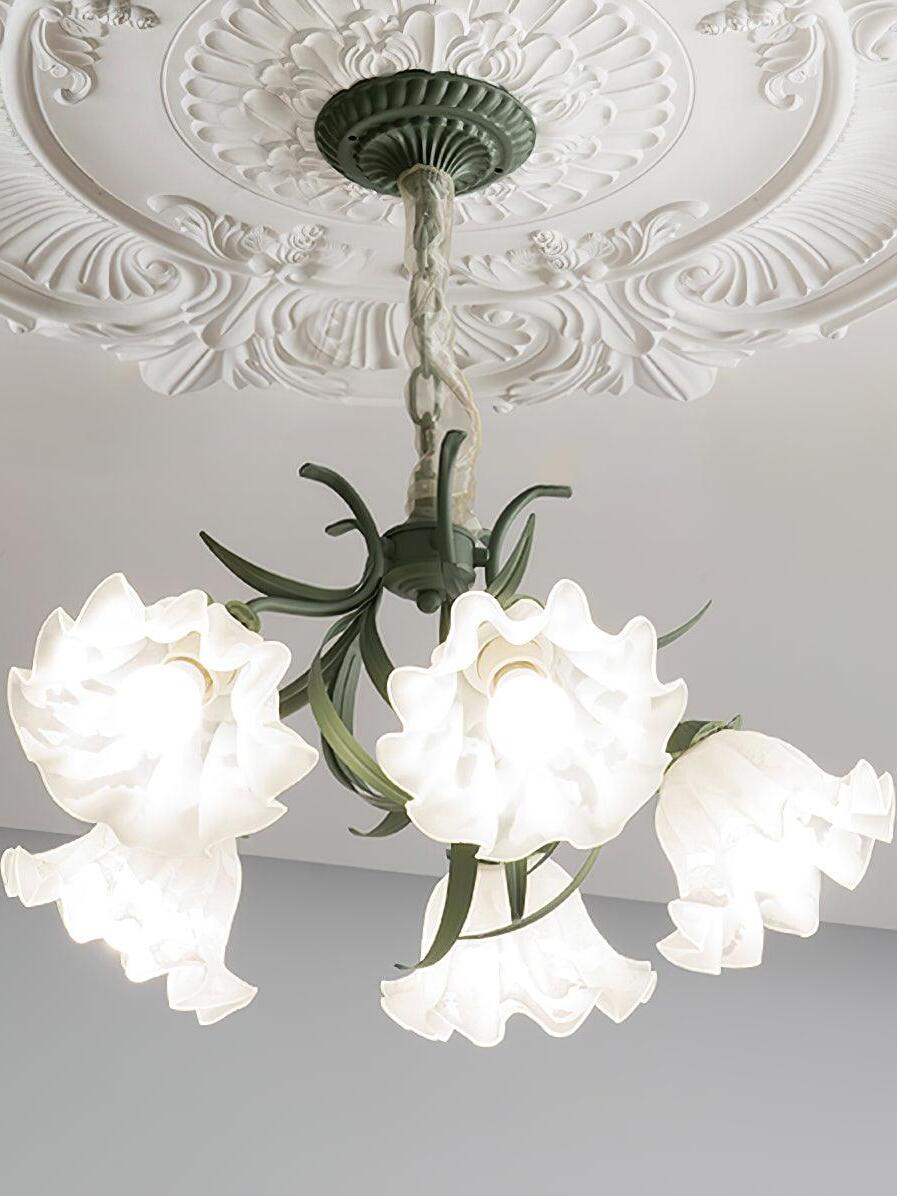 Lily of the Valley Flower Chandelier - Cueteks