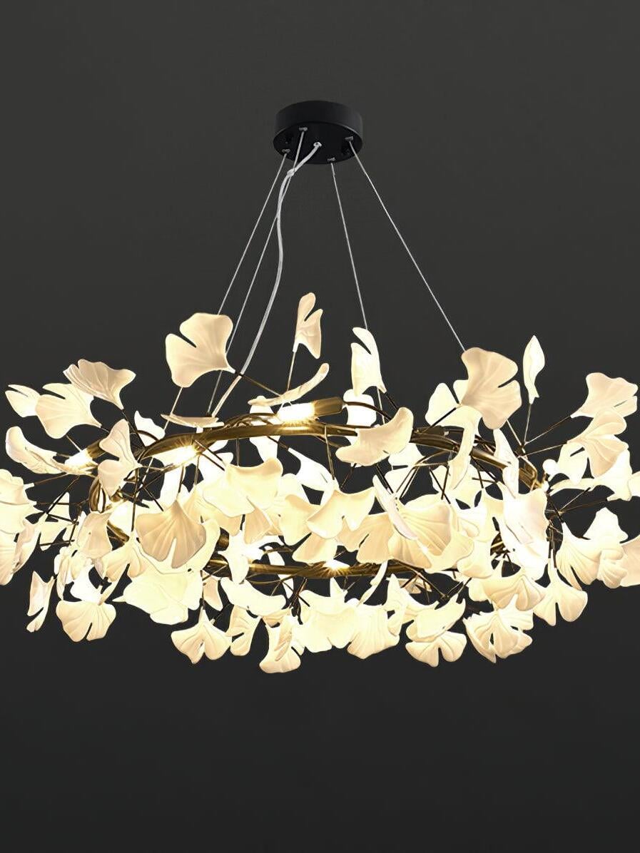 Gingko O Black and White option with dark frame and black canopy