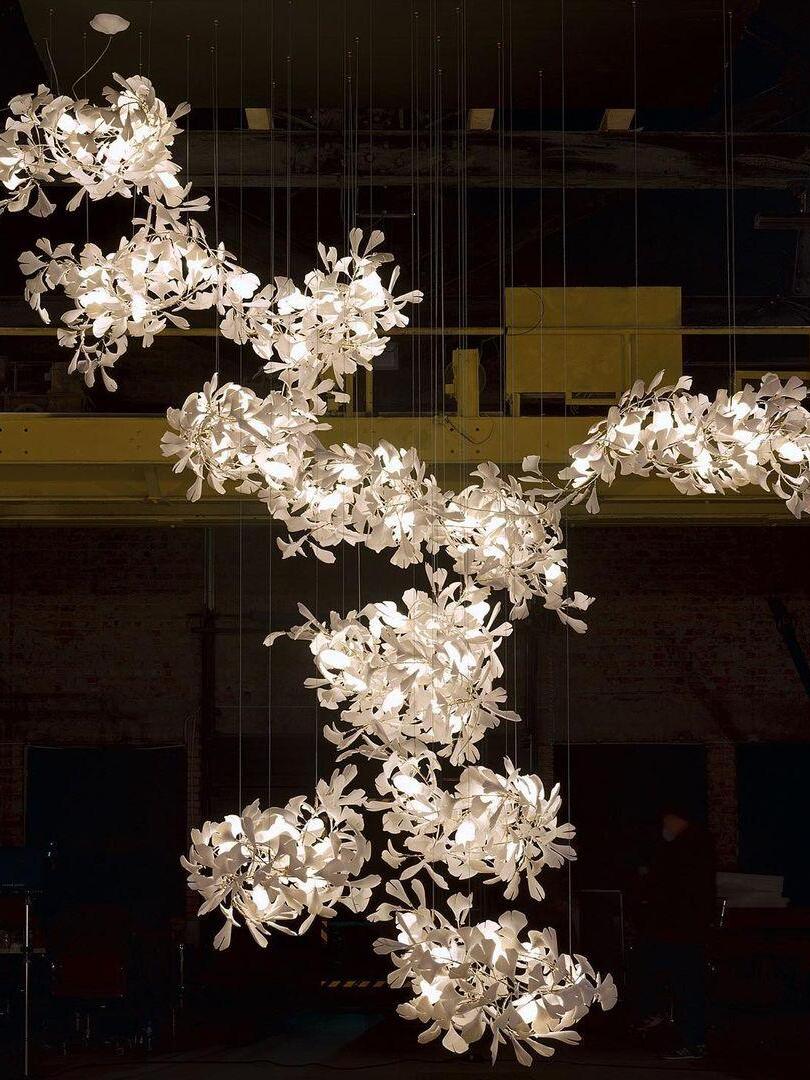 Gingko Chandelier F - Cueteks
