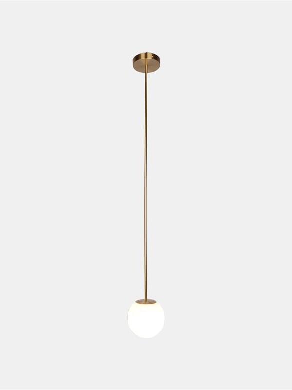 Modern Architectural Opal Glass Pendant Light - Cueteks