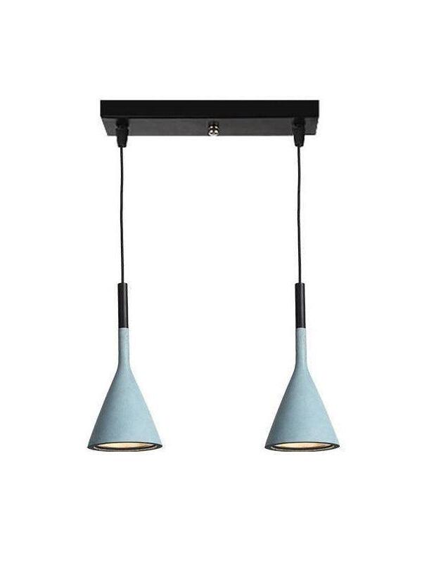 Industrial Tapered Conical Concrete Pendant Light - Cueteks