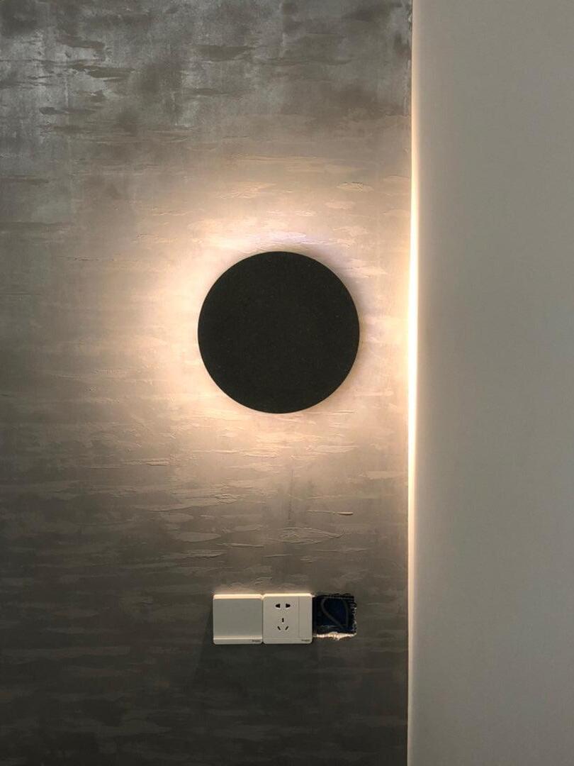 Modern Round Terrazzo Pin Wall Lamp - Cueteks