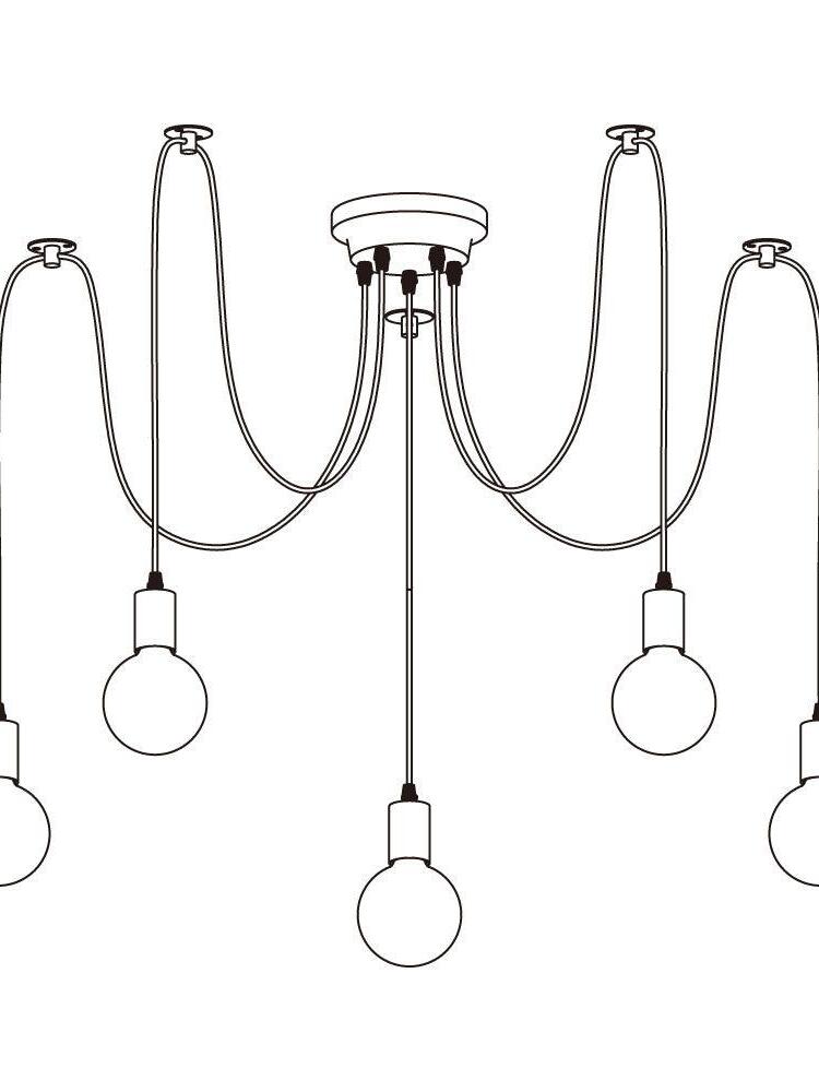 Spider Ceiling Chandelier - Cueteks