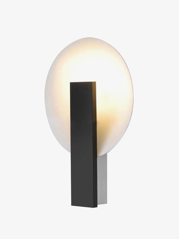 Futuristic Orbe Geometric Metal Table Lamp - Cueteks