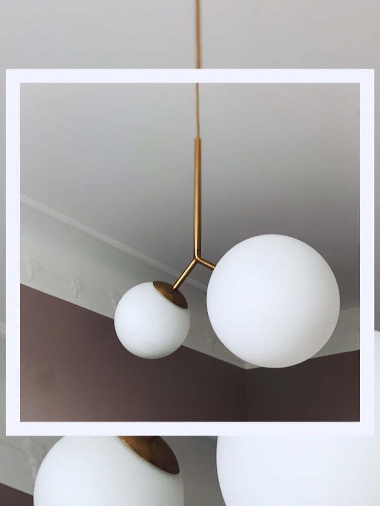Glass Twice Pendant Lamp for Modern Interiors - Cueteks