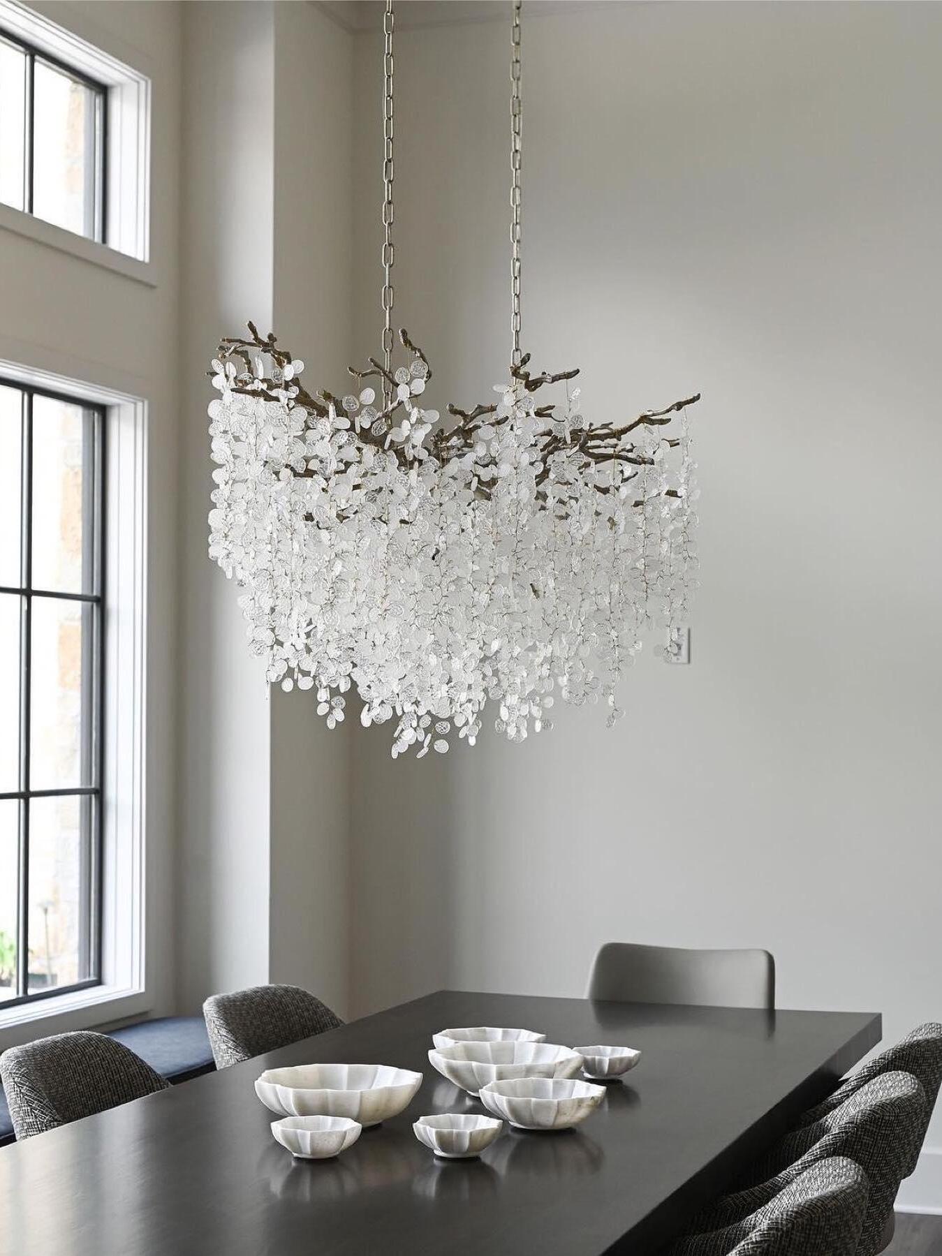 Shiro Noda Crystal Chandelier - Cueteks