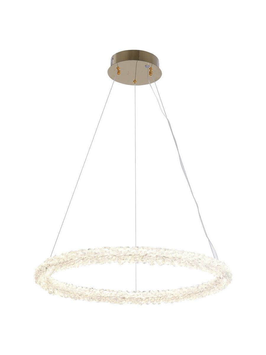 Decorative Ring Crystal Island Chandelier - Cueteks