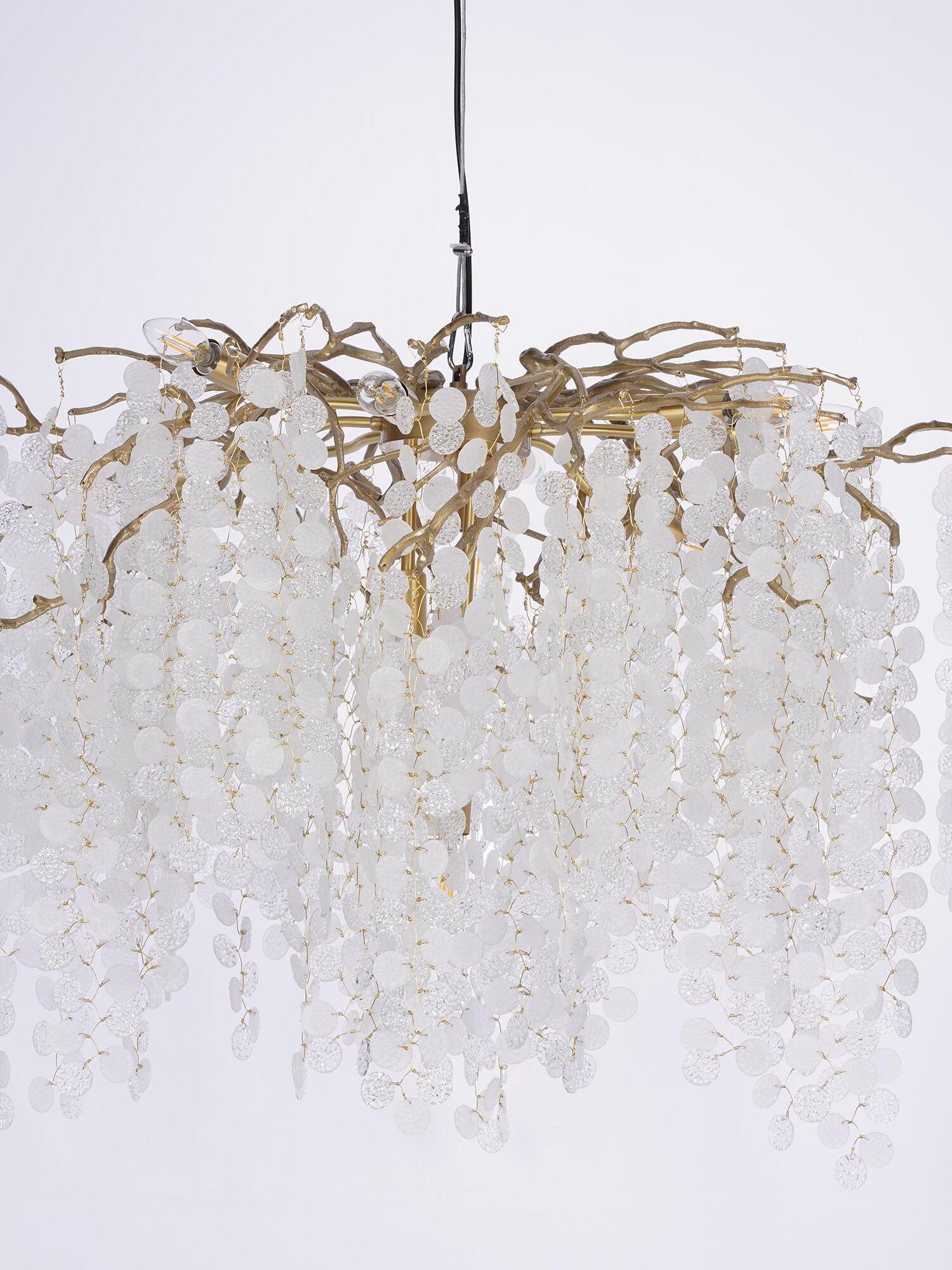 Shiro Noda Crystal Chandelier - Cueteks