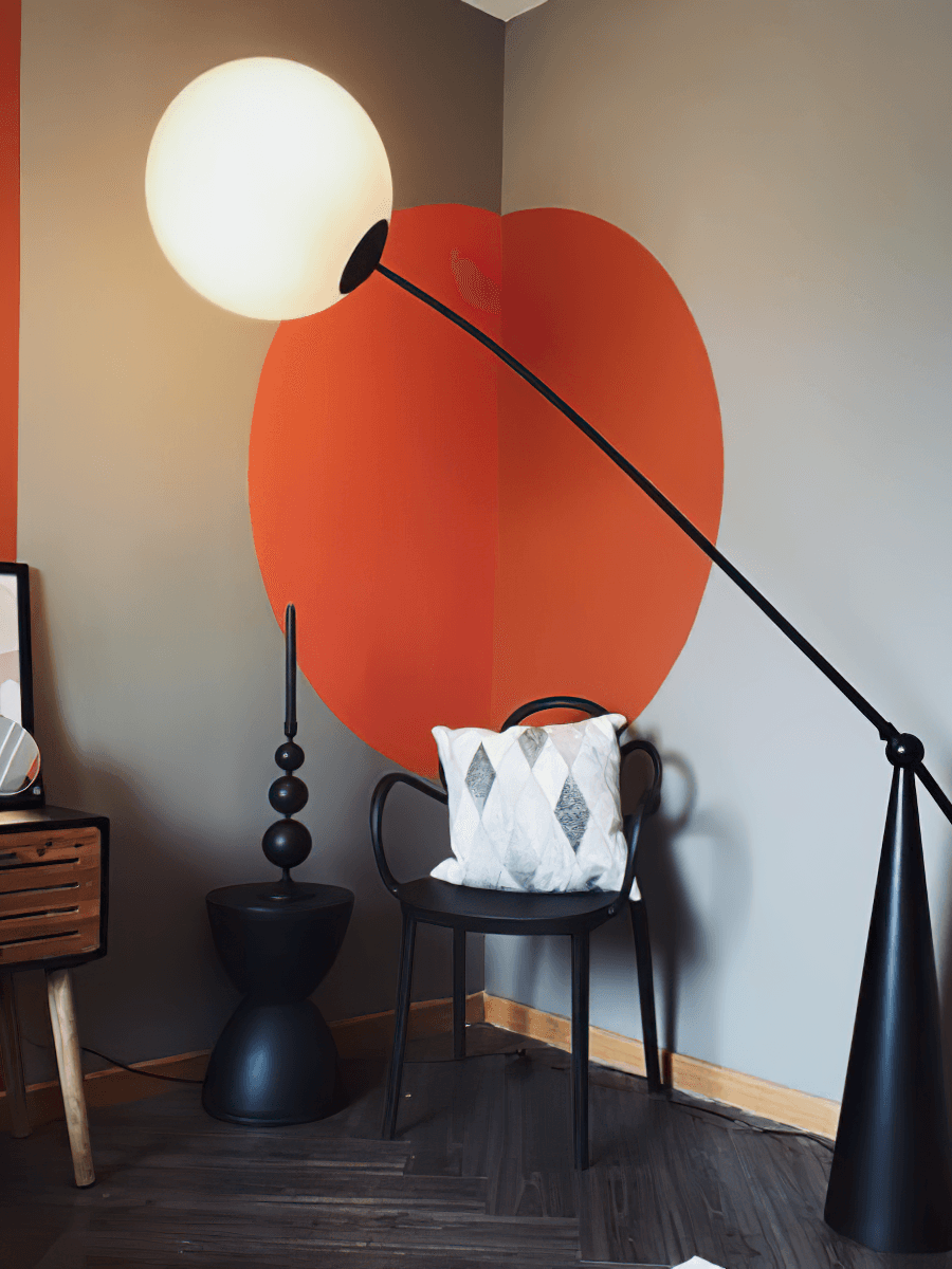 Opal Arc Floor Lamp - Cueteks