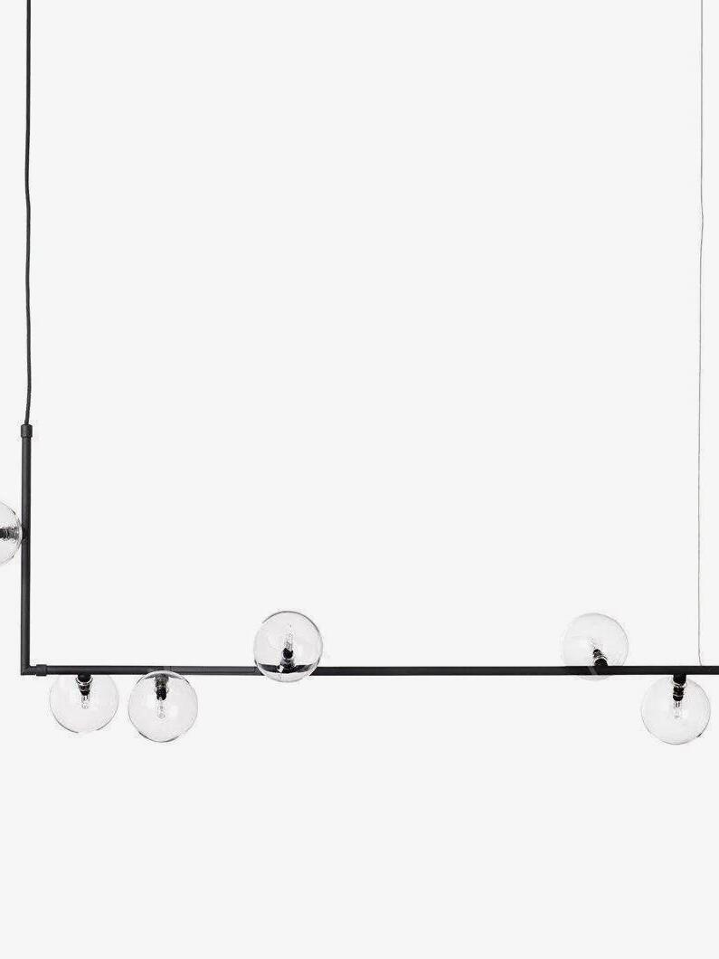 Linear Air 73 Glass Ball Pendant Lamp - Cueteks