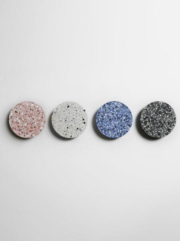 Modern Round Terrazzo Pin Wall Lamp - Cueteks