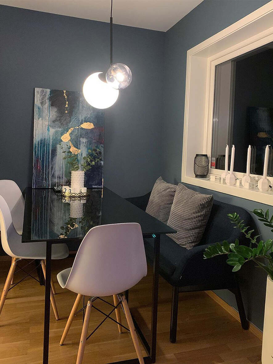 Glass Twice Pendant Lamp for Modern Interiors - Cueteks