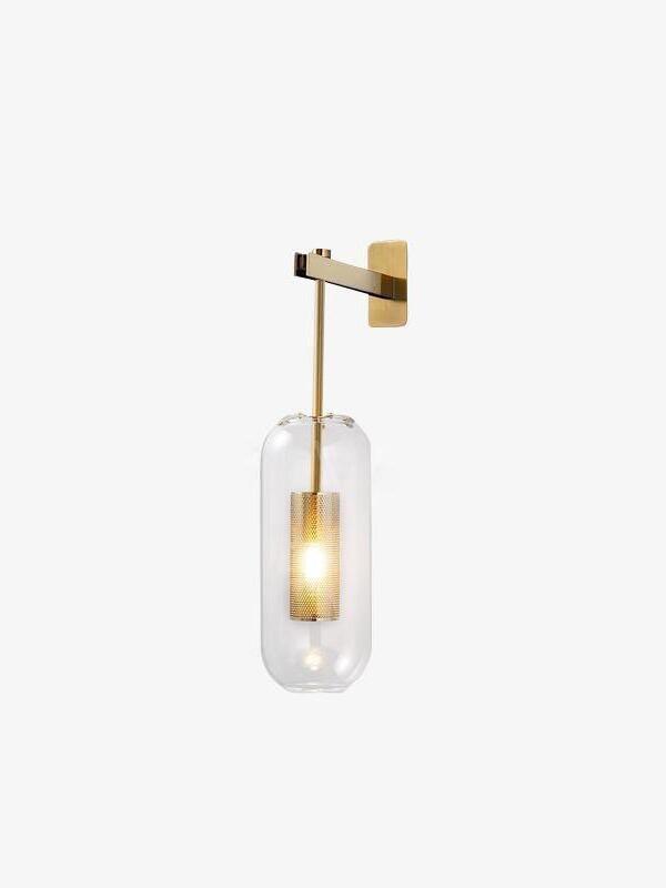 Middle Ages Vadim Glass Lantern Wall Lamp - Cueteks