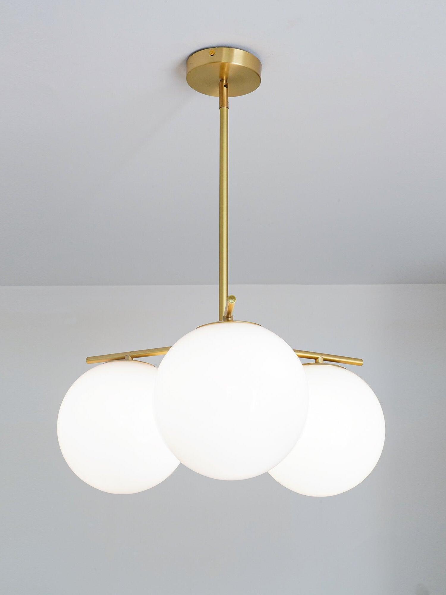 Sphere & Stem Chandelier - Cueteks