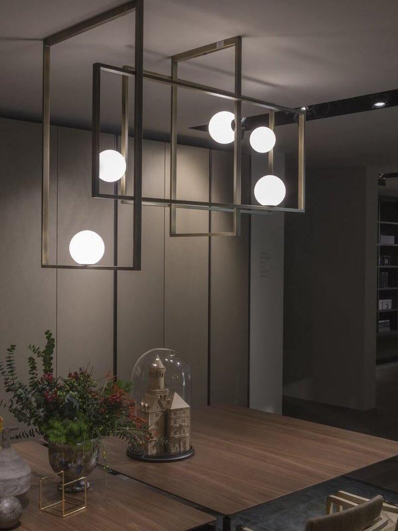 Mondrian Glass Ceiling Light - Cueteks
