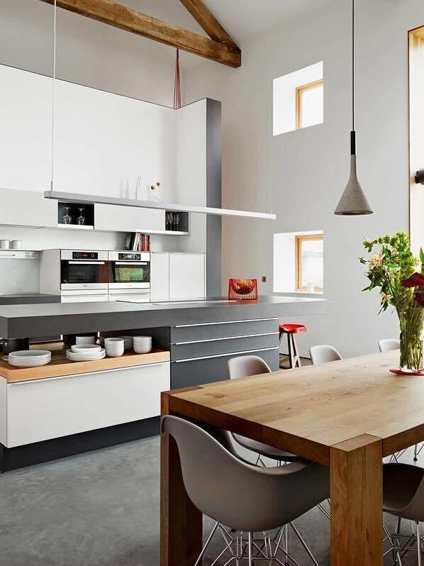 Industrial Tapered Conical Concrete Pendant Light - Cueteks