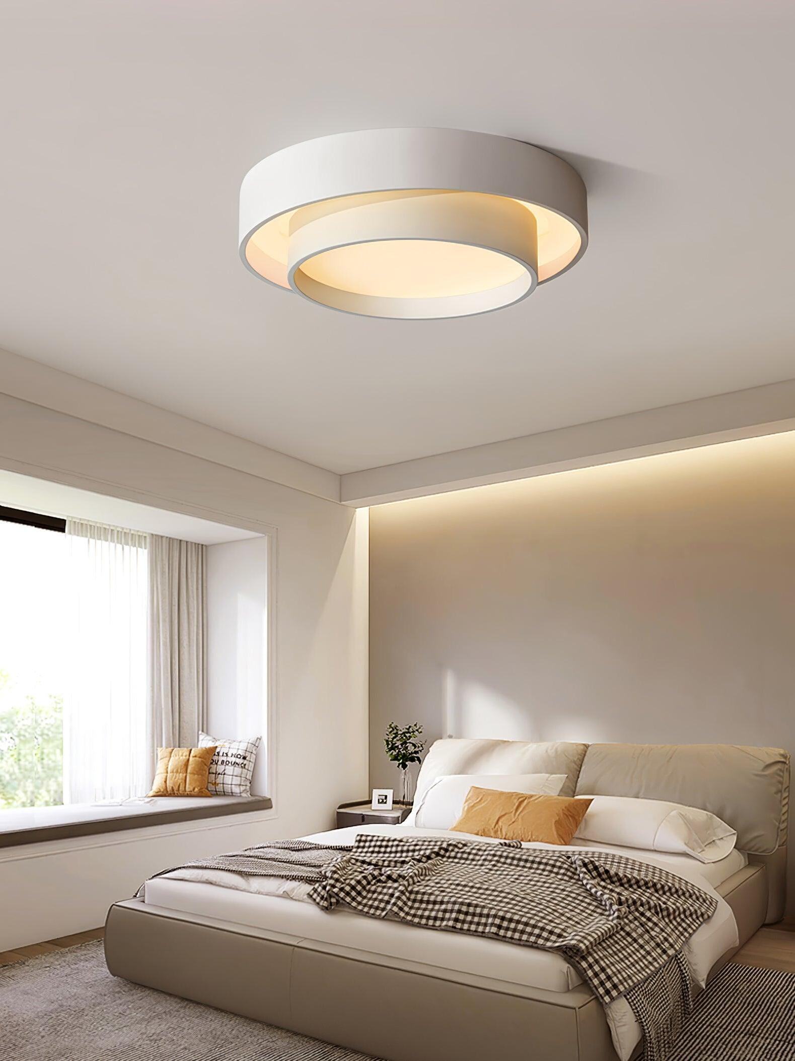 Modern Melody Acrylic Disc Ceiling Lamp - Cueteks