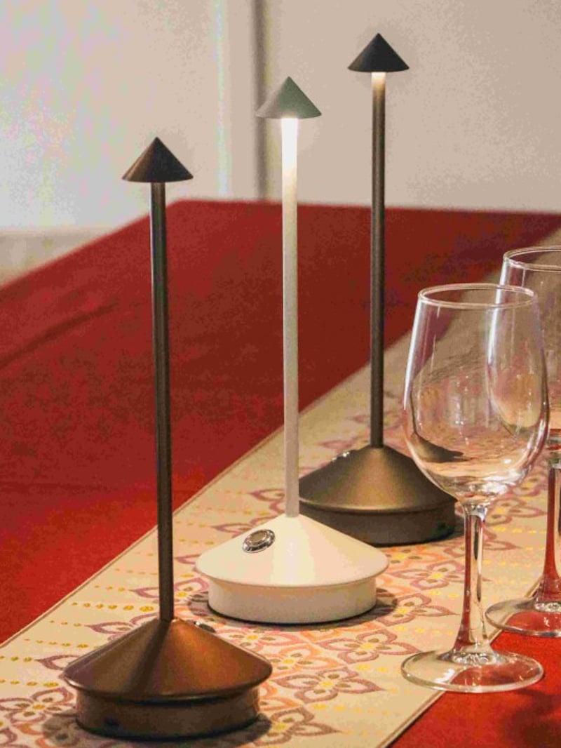 Pine Rechargeable Led Table Lamp For Dining Room - Cueteks