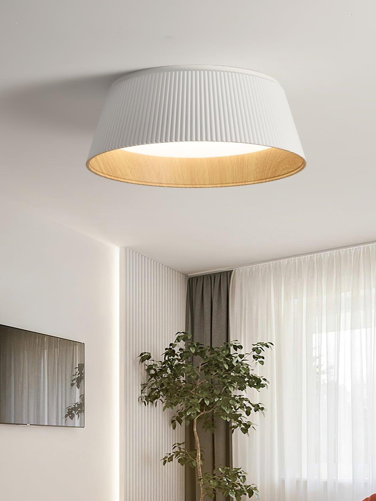 Modern Ribbed Ceiling Light - Cueteks