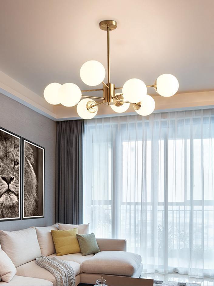 Nordic Karrington Glass Ball Chandeliers - Cueteks