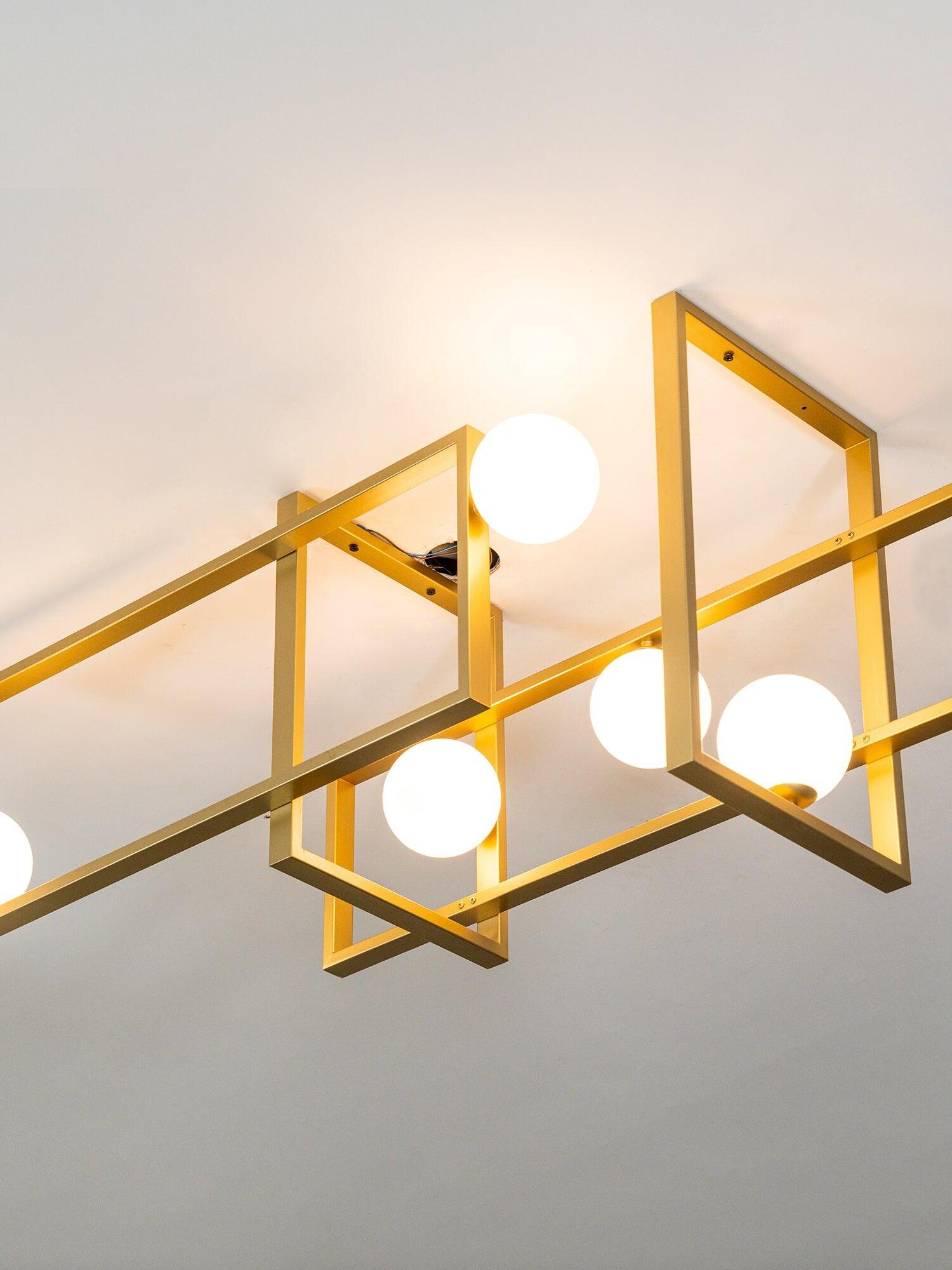 Mondrian Glass Ceiling Light - Cueteks