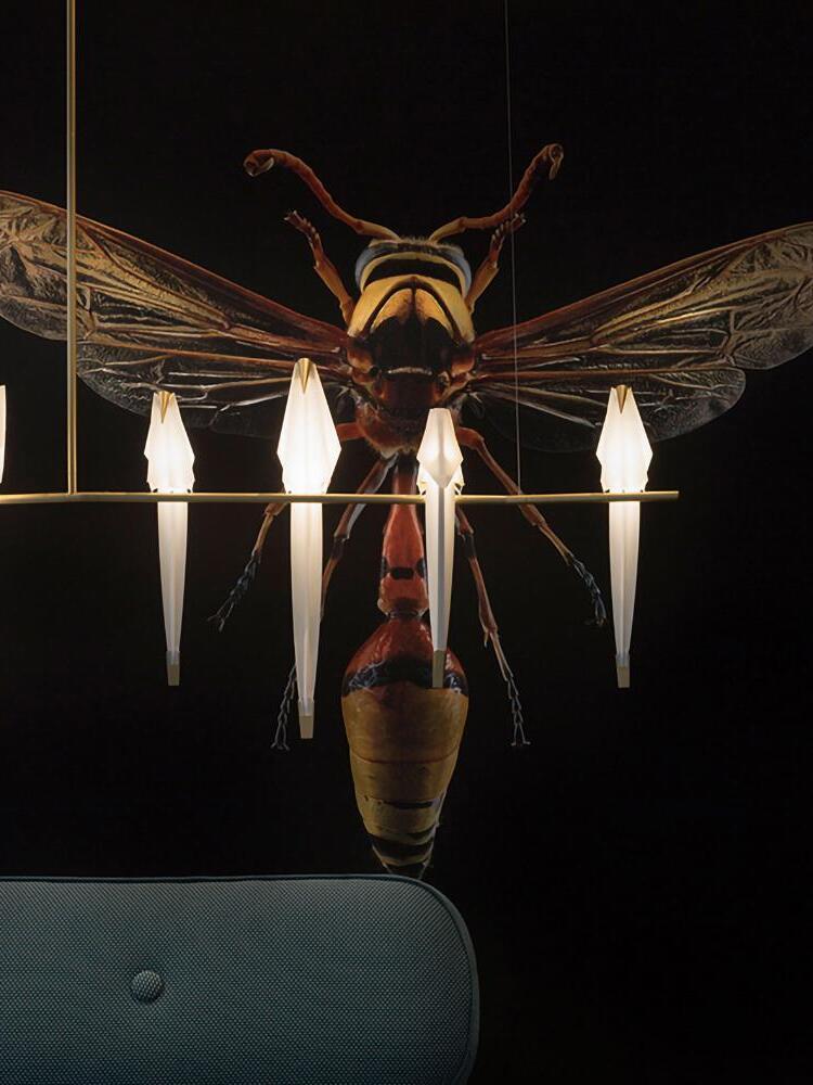 Perching Bird Chandelier - Cueteks