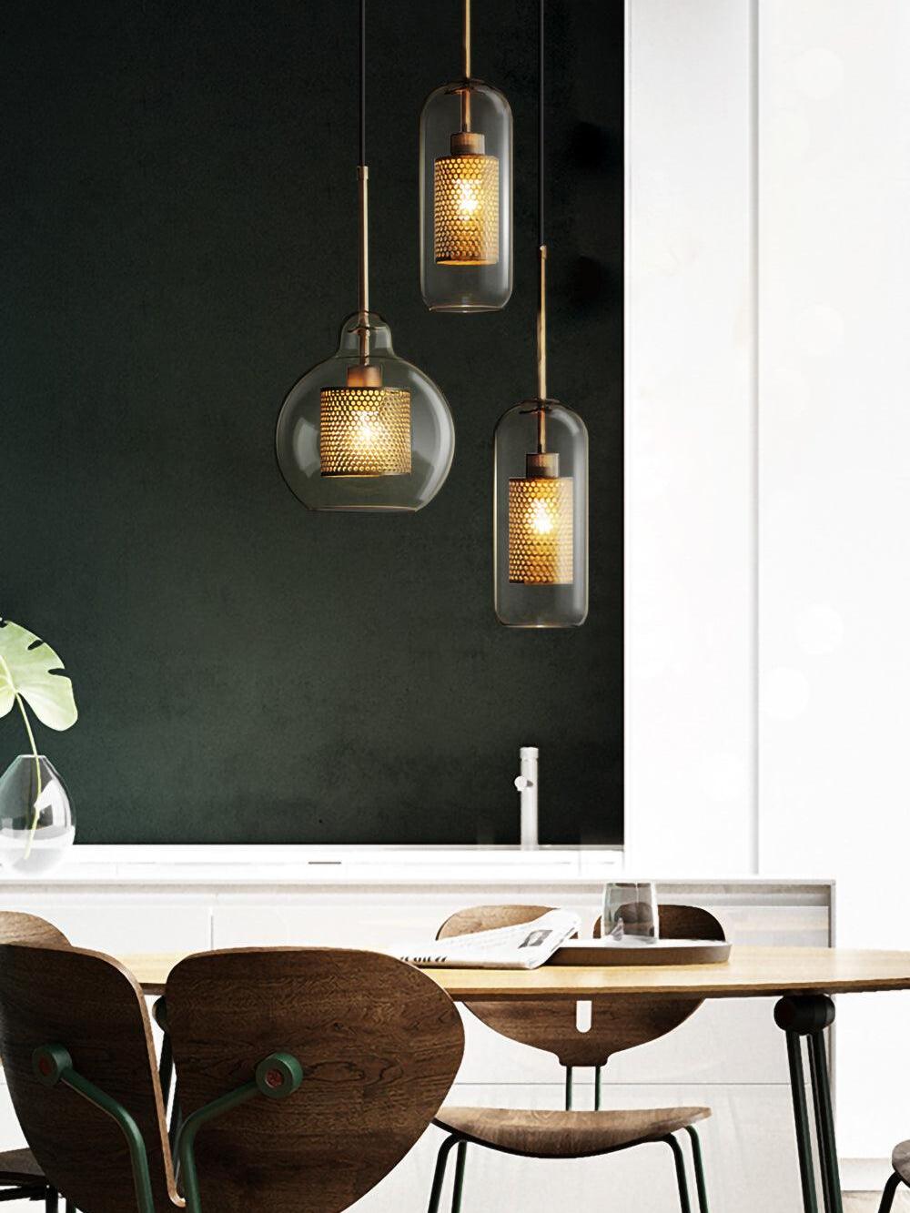 Chiswick Glass Pendant Light - Cueteks