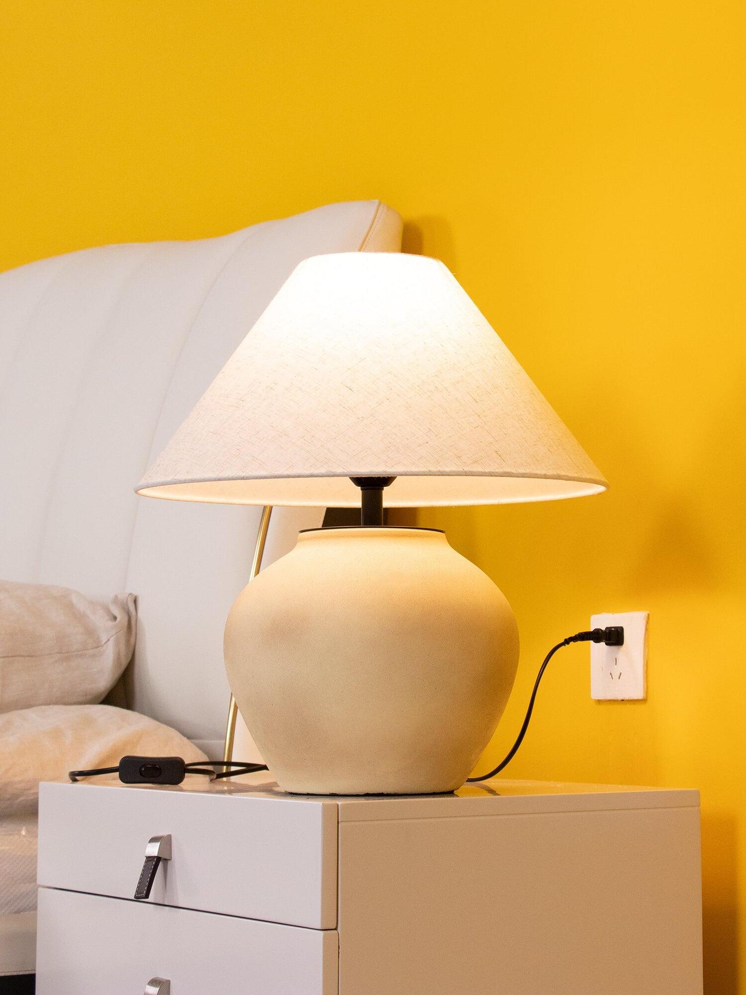 Medieval Decker Pottery Pot LED Table Lamp - Cueteks