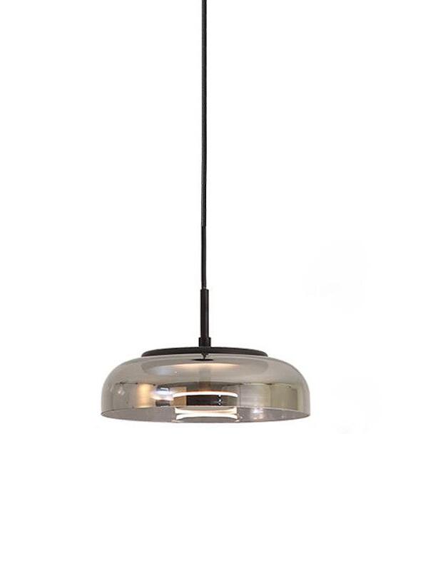 Simple Blossi Transparant Glass Bowl Pendant Light - Cueteks