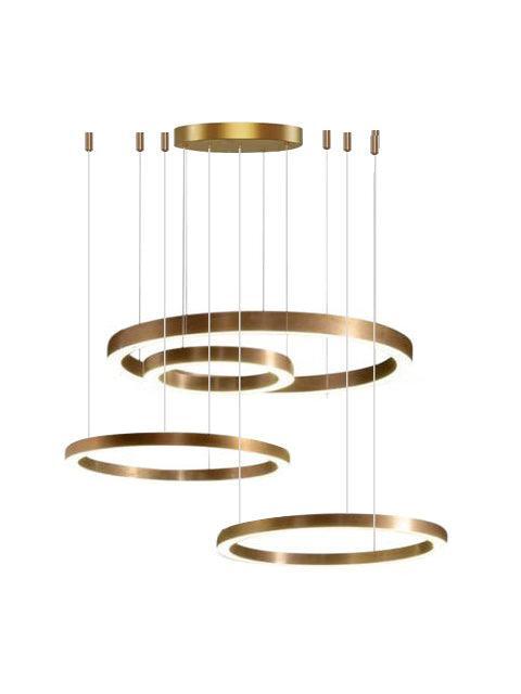 Classic Metal Circular Ring Mahlu Chandelier - Cueteks