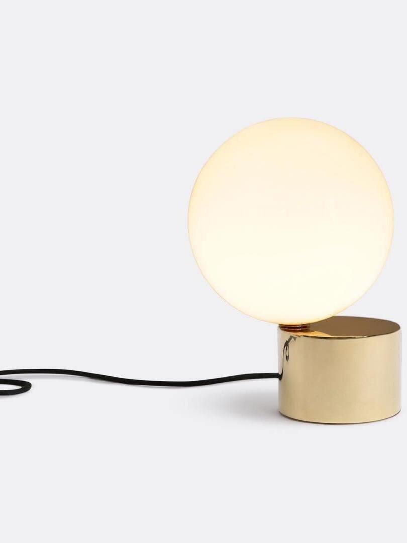 Modern Tip of The Tongue Glass Ball Table Lamp - Cueteks