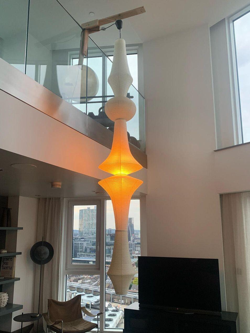 Rice Paper E Pendant Light - Cueteks