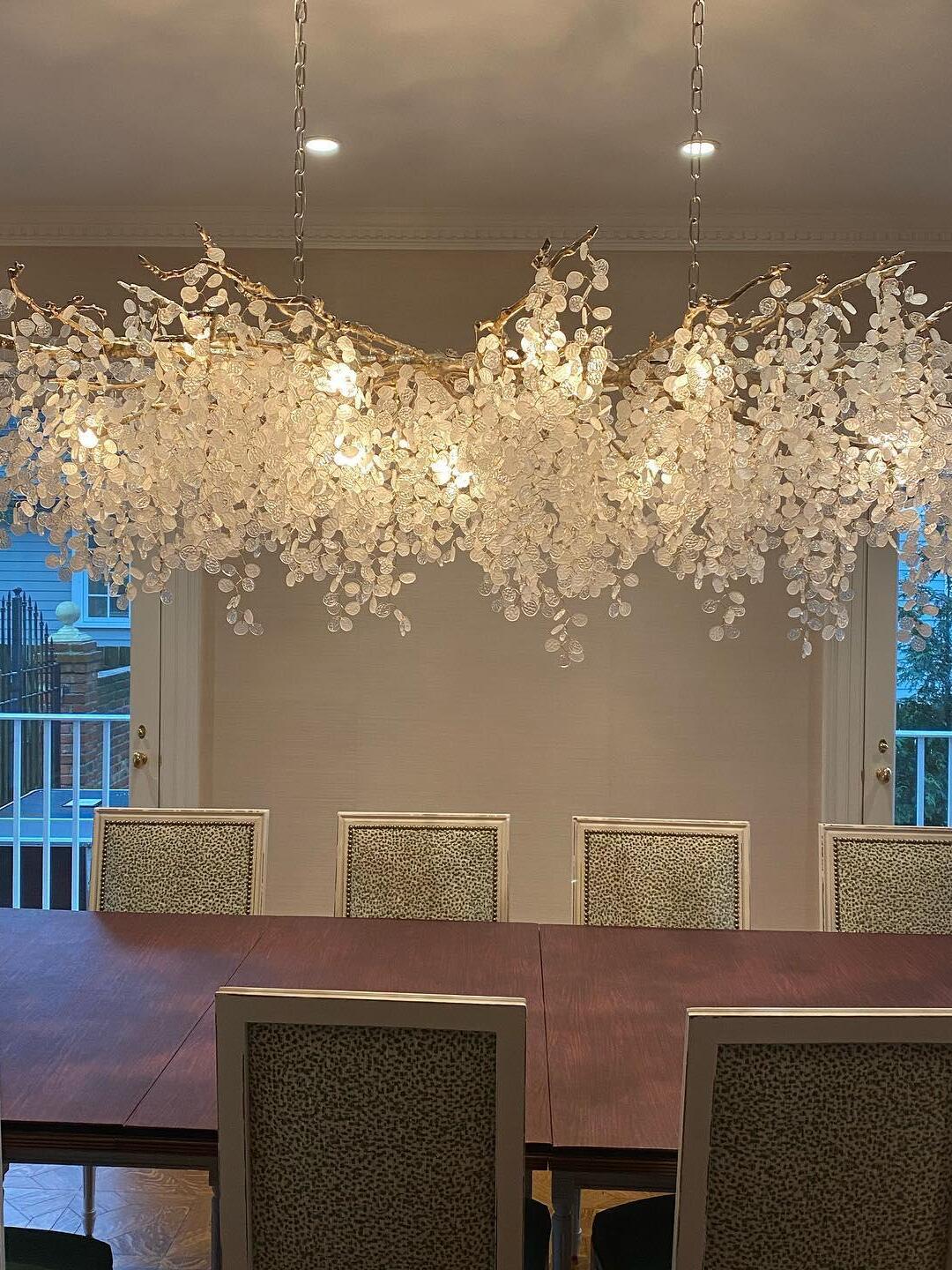 Shiro Noda Crystal Chandelier - Cueteks