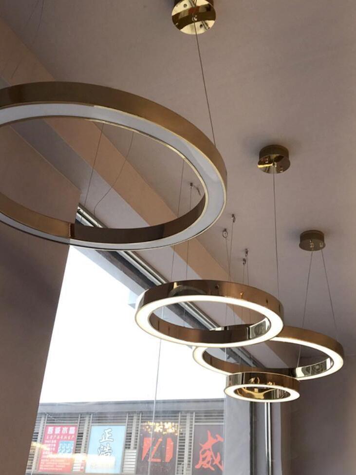 Classic Metal Circular Ring Mahlu Chandelier - Cueteks