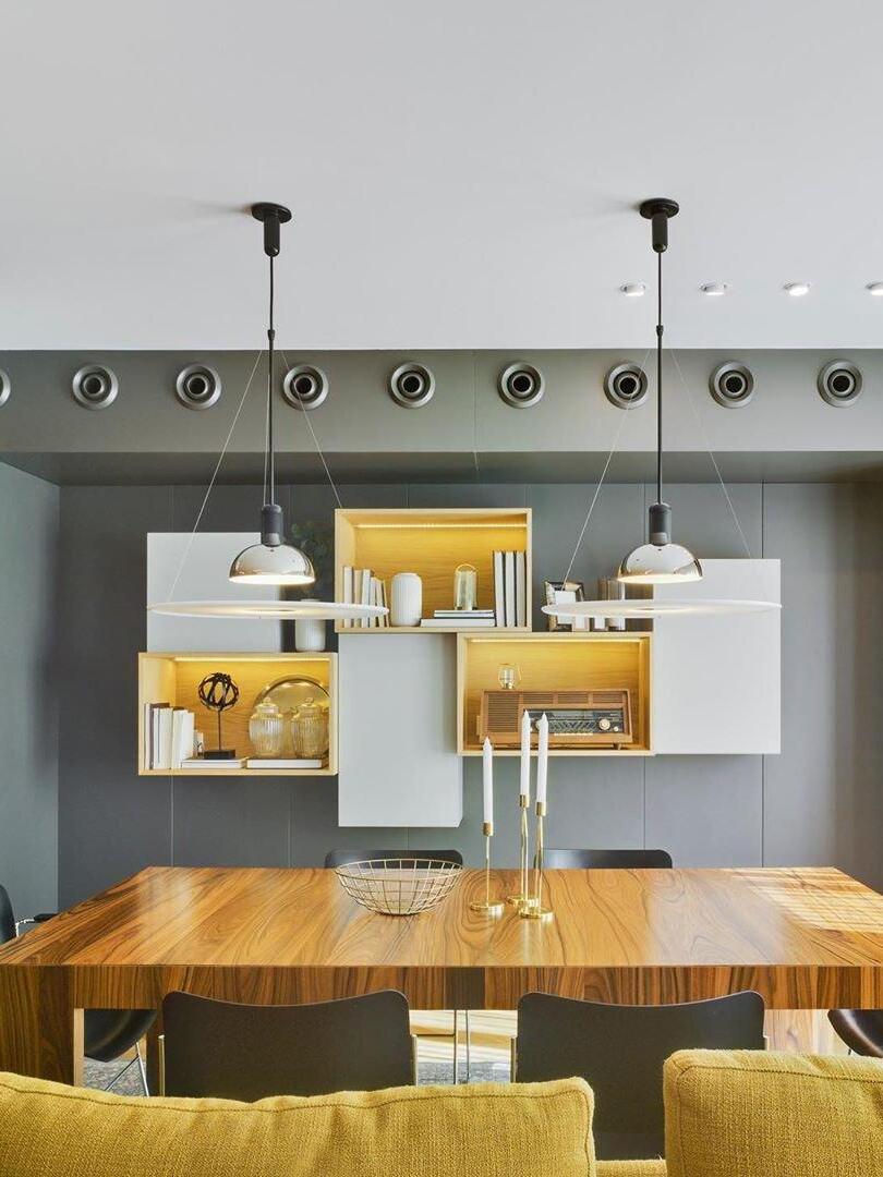 Whimsical Frisbi Flying Saucer Pendant Light - Cueteks