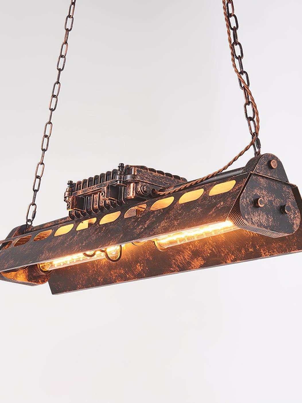 Industrial Steampunk Chandelier - Cueteks