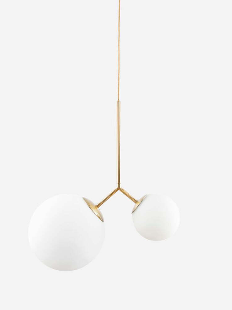 Glass Twice Pendant Lamp for Modern Interiors - Cueteks