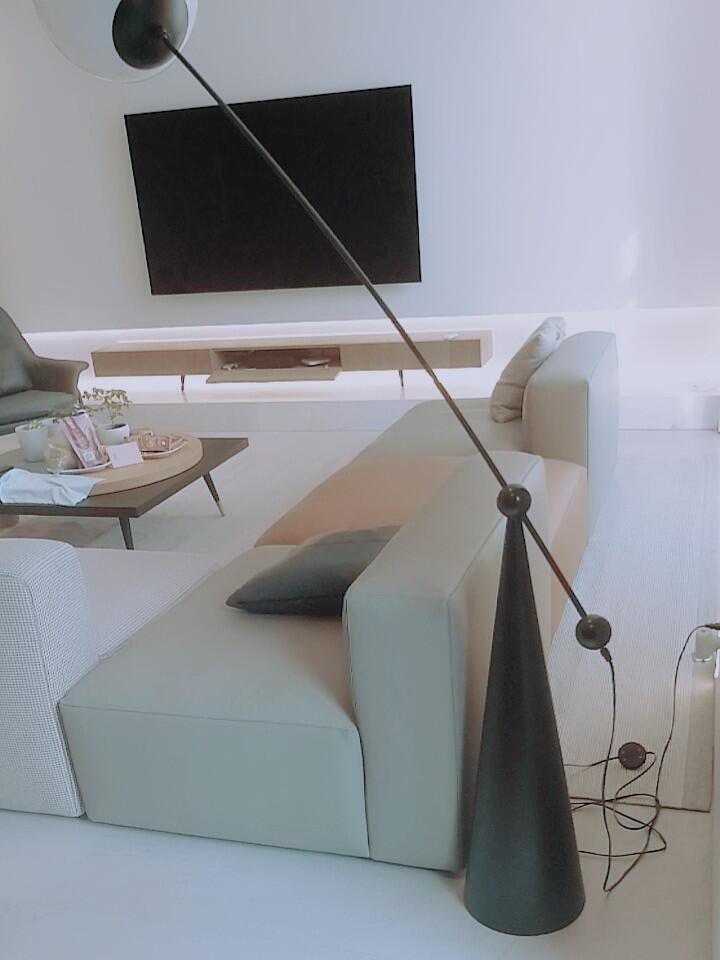 Opal Arc Floor Lamp - Cueteks